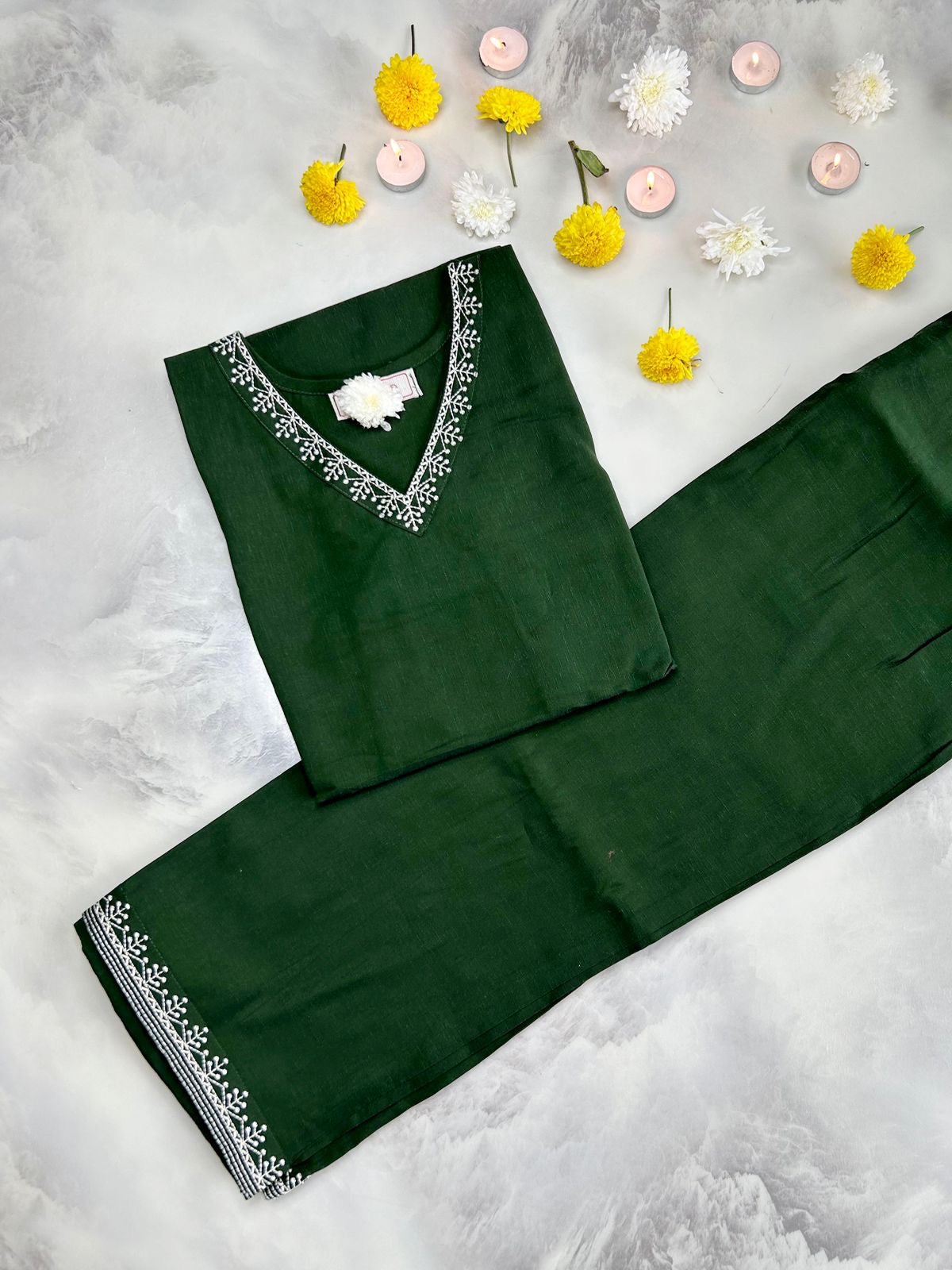 Embroidered Co-ord Set