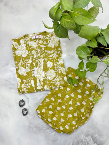 A-Line Kurta Palazzo Set