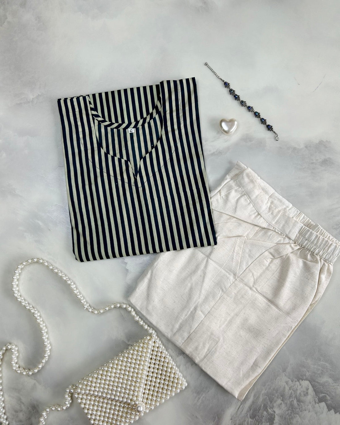 Printed Cotton Kurta With Straight Pant